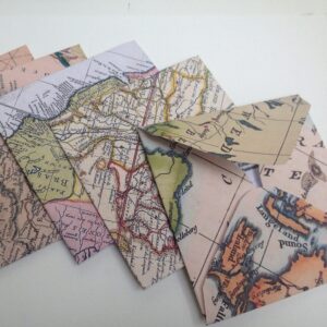Memory Map Envelops with Personalized Polaroid's